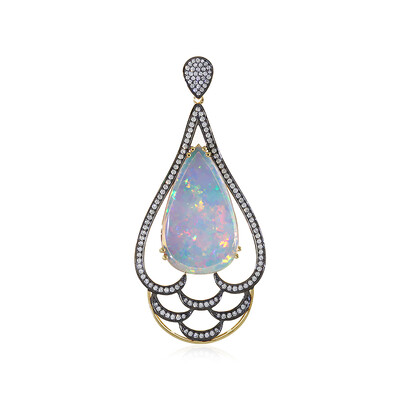Welo-Opal-Goldanhänger (AMAYANI)