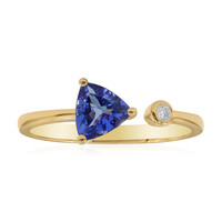 AAA-Tansanit-Goldring (CIRARI)
