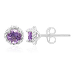Amethyst-Silberohrringe