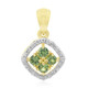 Madagaskar-Demantoid-Goldanhänger