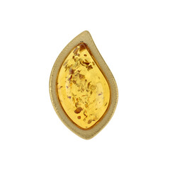 Baltischer Cognac-Bernstein-Silberanhänger