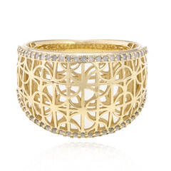 I4 (J) Diamant-Goldring (Ornaments by de Melo)