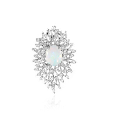 Welo-Opal-Silberanhänger (MONOSONO COLLECTION)