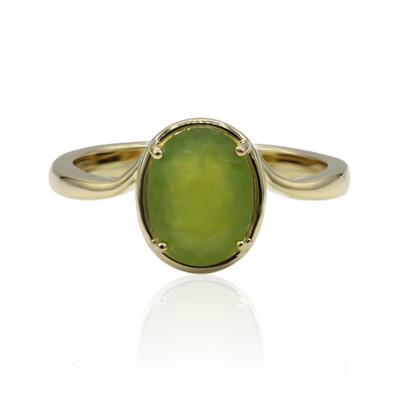 Brasilianischer Grüner Opal-Goldring (Tenner Diniz)