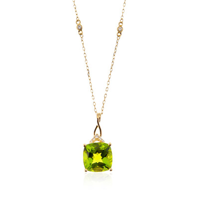 Dashihe-Peridot-Goldhalskette (CIRARI)