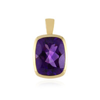 Sibirischer Amethyst-Silberanhänger