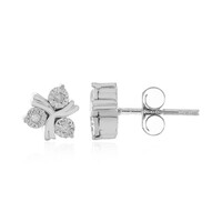 I4 (J) Diamant-Silberohrringe
