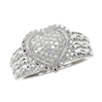 Diamant-Silberring