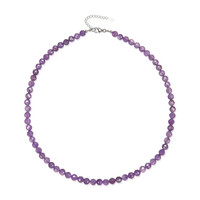 Amethyst-Silberhalskette