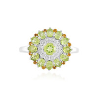 Peridot-Silberring