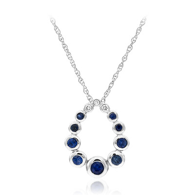 Ceylon-Saphir-Goldcollier