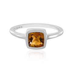 Brandy-Citrin-Silberring