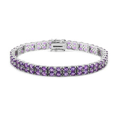 Amethyst-Silberarmband