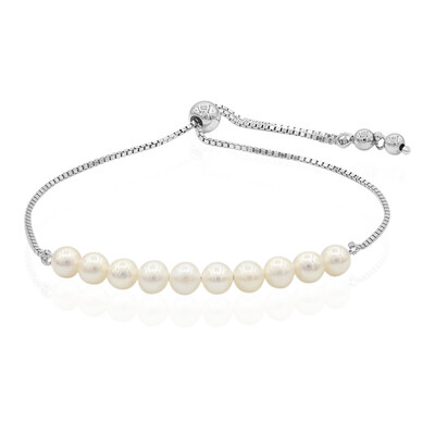 Süßwasserzuchtperlen-Silberarmband
