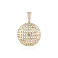 I1 Champagner-Brillant-Goldanhänger (Ornaments by de Melo)