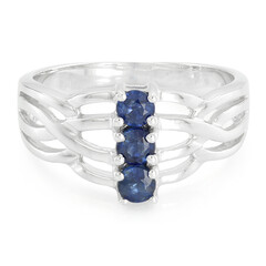 Burmesischer Saphir-Goldring