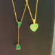 AAA-Sambia-Smaragd-Goldcollier