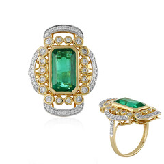AAA-Sambia-Smaragd-Goldring (AMAYANI)