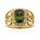 Brasilianischer Grüner Turmalin-Goldring (CIRARI)