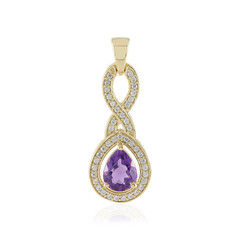 Sibirischer Amethyst-Silberanhänger