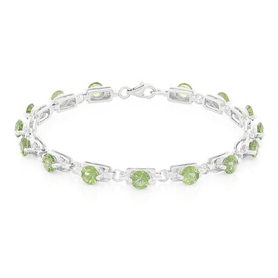 Russischer Apatit-Silberarmband