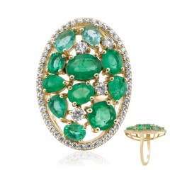 Sambia-Smaragd-Goldring
