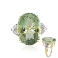 Rio Grande-Grüner Amethyst-Goldring