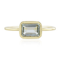 Brasilianischer Aquamarin-Goldring