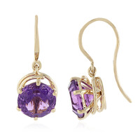 AAA-Kalomo-Amethyst-Goldohrringe (PHANTASIA)