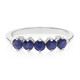 Blauer Burmesischer Saphir-Silberring