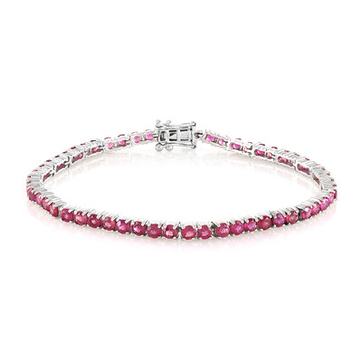 Madagaskar-Rubin-Silberarmband
