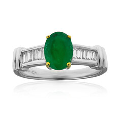Kolumbianischer Smaragd-Goldring (CIRARI)
