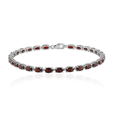 Granat-Silberarmband