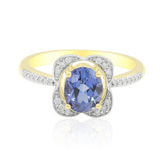 Blauer Saphir-Goldring (AMAYANI)