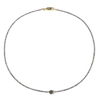 Diamant-Goldhalskette (Adela Gold)