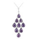 Amethyst-Silberhalskette