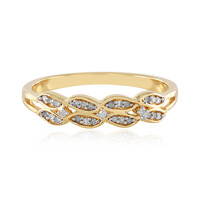 I2 (I) Diamant-Silberring