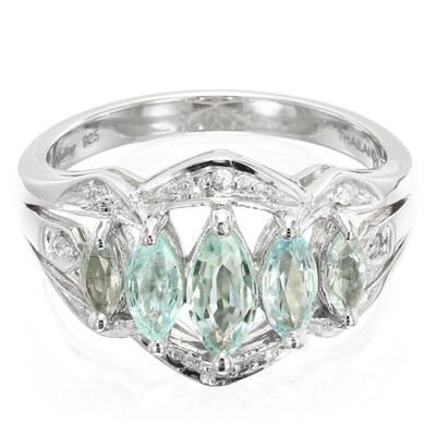 Paraiba-Turmalin-Silberring