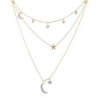 Weißer Topas-Silbercollier