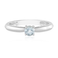 Brasilianischer Aquamarin-Silberring