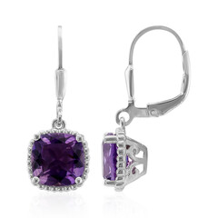 Amethyst-Silberohrringe