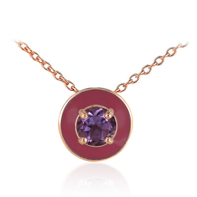 Bolivianischer Amethyst-Silberhalskette