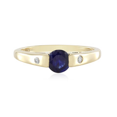 Blauer Madagaskar-Saphir-Goldring