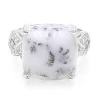 Dendriten-Achat-Silberring