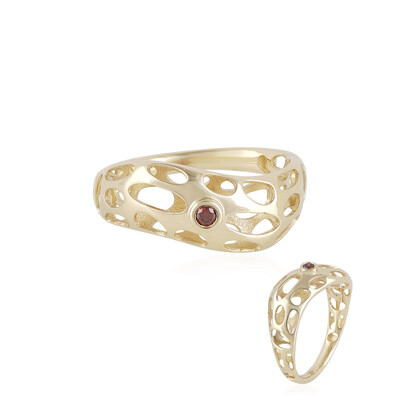 Roter I1 Brillant-Goldring (Ornaments by de Melo)