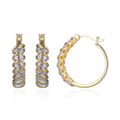 I3 (I) Diamant-Messingohrringe (Juwelo Style)
