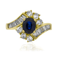 Ceylon-Saphir-Goldring (CIRARI)