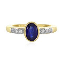 Blauer Madagaskar-Saphir-Silberring