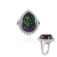 Mezezo-Opal-Silberring (Adela Silber)