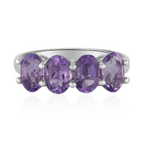 Bolivianischer Amethyst-Silberring
